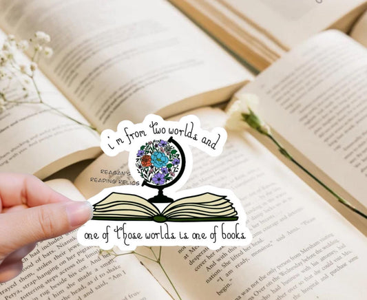 I have two worlds and one is books