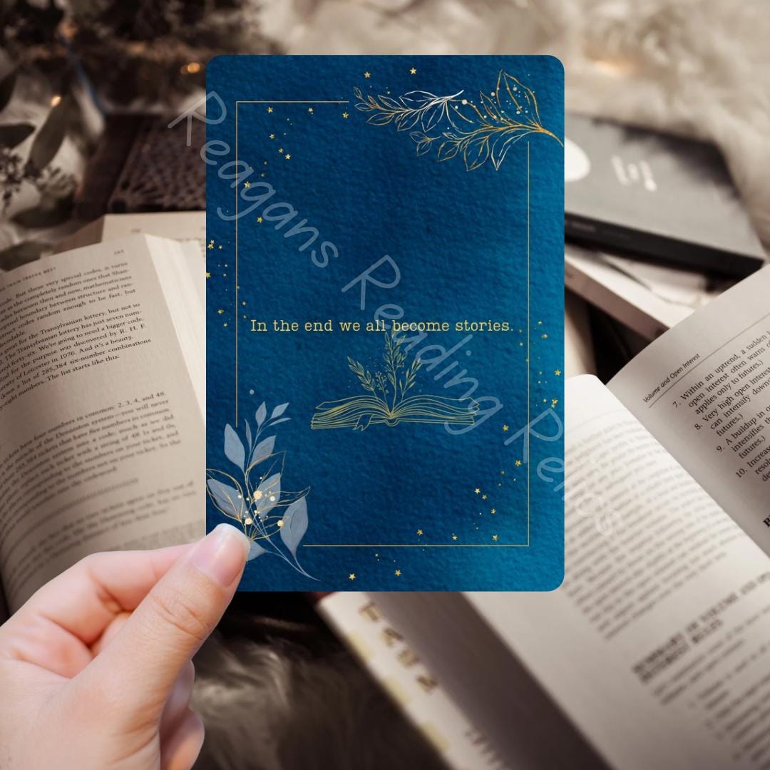 In The End We All Become Stories Kindle Insert