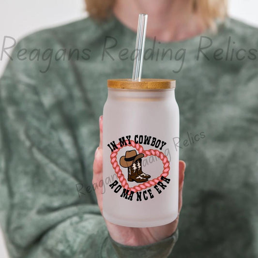 Cowboy Romance Era  Frosted Tumbler