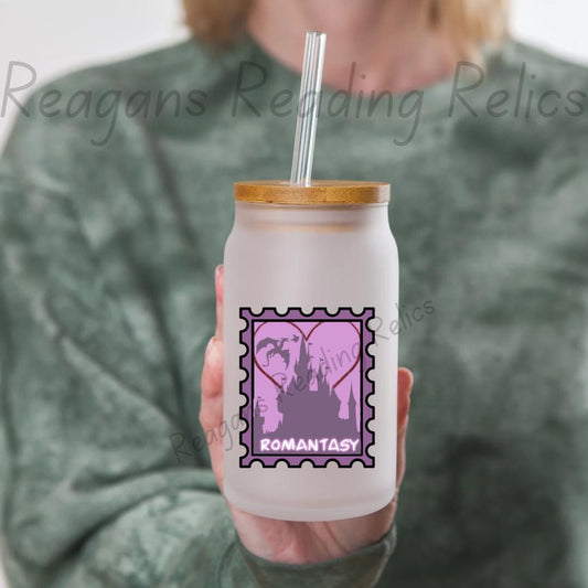 Romantasy Stamp Frosted Tumbler