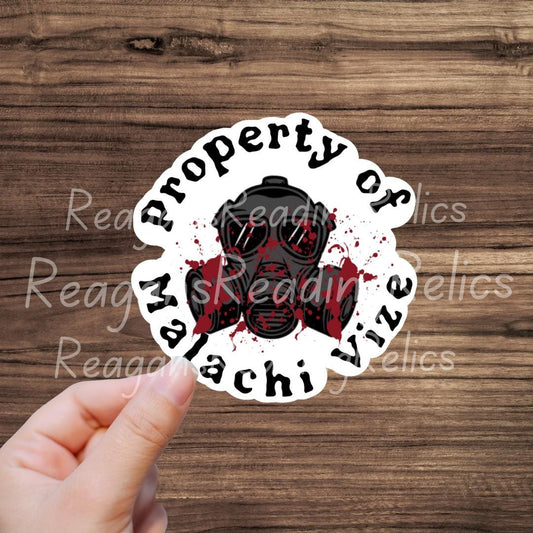 Officially Licensed Property of Malachi Vize Sticker