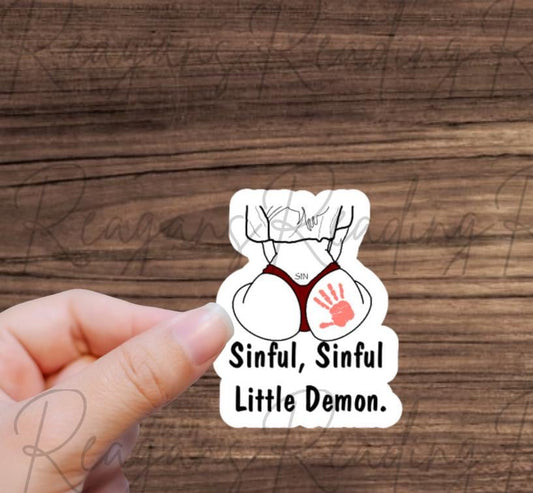 Officially Licensed Sinful Little Demon Sticker