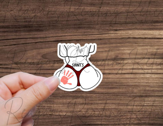Officially Licensed  Saints Booty Sticker