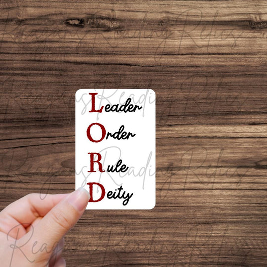 Officially Licensed L.O.R.D Sticker