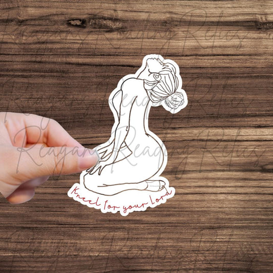 Officially Licensed Kneel for your Lord Sticker