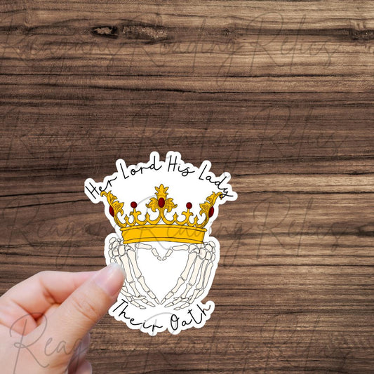 Officially Licensed Choice of Vow or Lady   Sticker