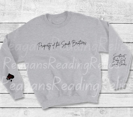 Officially Licensed Property of the Spade Brothers Unisex Heavy Blend Crewneck Sweatshirt