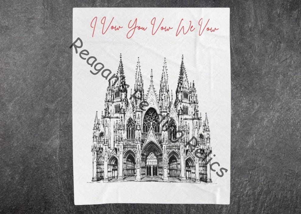 Officially Licensed Vow Ceremony Velveteen Plush Blanket