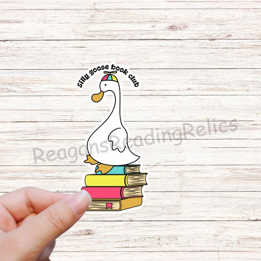 Silly Goose sticker and bookmark pack