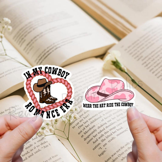 Cowboy romance sticker pack
