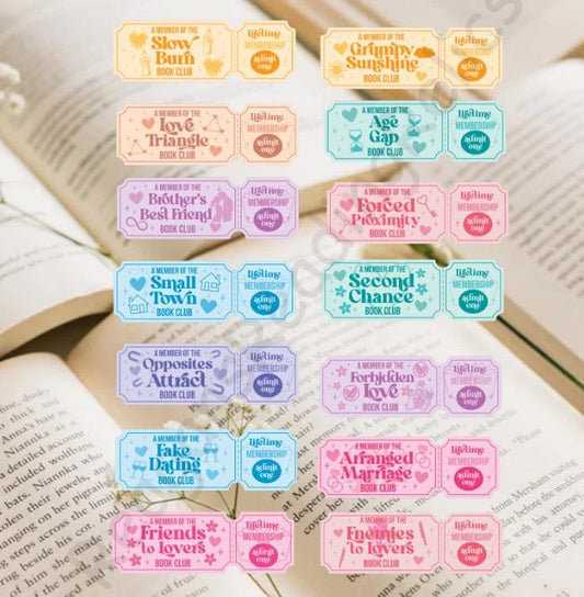Trope Ticket Bookmark