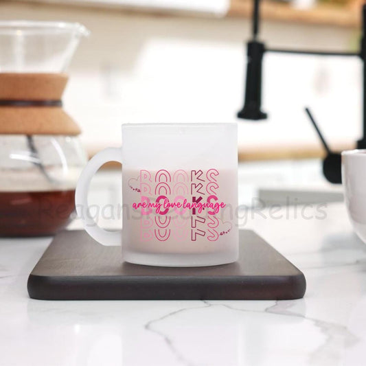 Books Books Books Frosted Mug