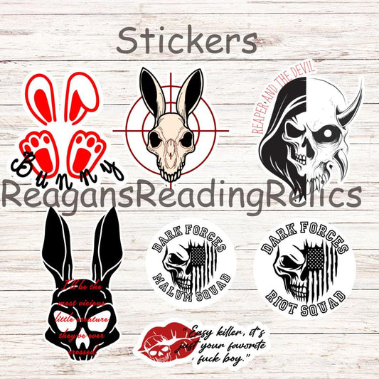 Officially Licensed Leave Me Behind sticker pack