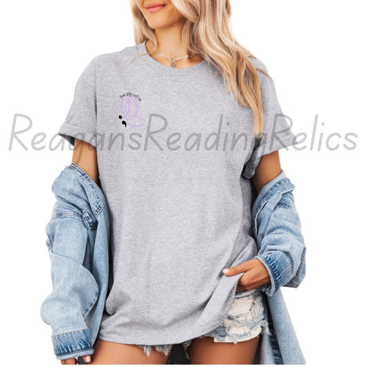 Your story isnt over left chest unisex T-shirt