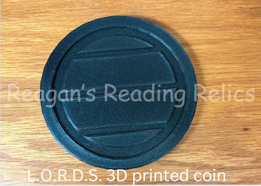 Officially Licensed 3D Printed L.O.R.D.S. Crest Coin