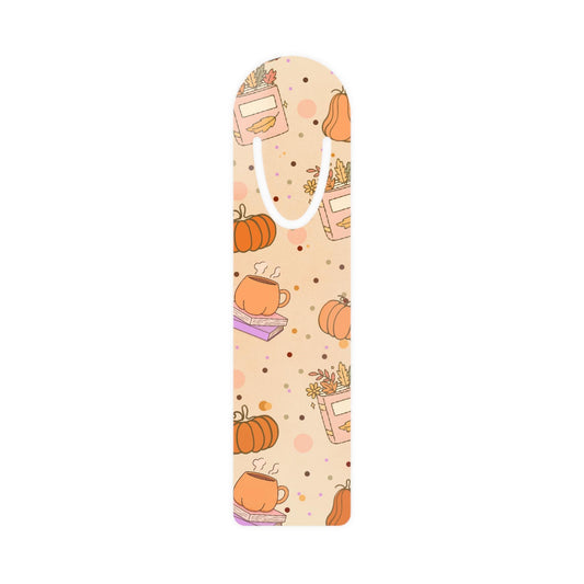 Cozy Pumpkin metal Bookmark
