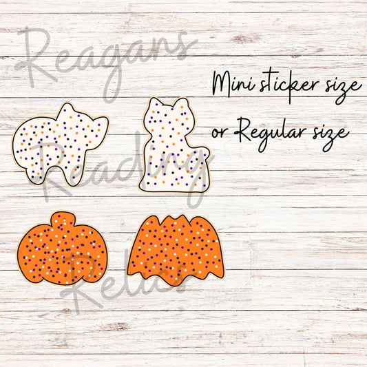 Halloween Cookie sticker pack