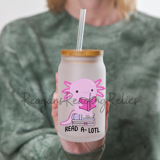 Read-a-lotl Frosted Tumbler
