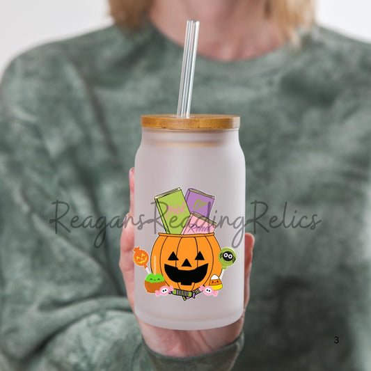 Trick or Read Frosted Tumbler