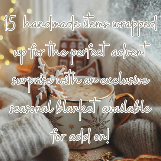 15 day bookish  Advent box with Blanket Add on
