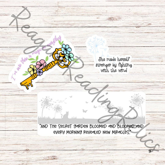 The Secret Garden sticker pack