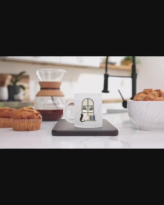 Winter Window Frosted Mug